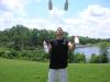 Peruvian in the park - Wilson practicing!!!