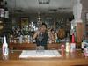 Picture at the Bartenders Academy of New York  - San Lee preparing to do a fire show.