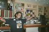 Possibly a Future Flipper - This is Angel a bartender at Bob Marleys who definitely contributed to a drunkin week and he even showed up for finals night and was very impressed. 