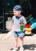 workin hard to beat baby delpech - flairin in the yard and my son picked up a few tins and bottles and started workin