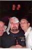 Grossest picture ever! - Sean Klemm was sweaty, so we used Bev naps to fix the problem.