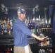 Pooring while bottle is stalled... - Picture taken while doing some working flair for a guest...